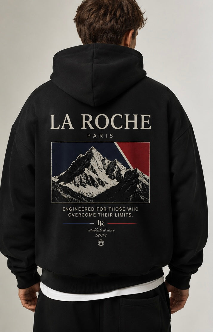 LA ROCHE PARIS SCHWARZES LA ROCHE HOODIE